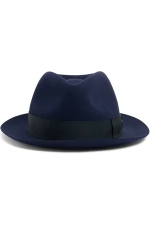 Borsalino Sombrero Fedora De Fieltro Cepillado