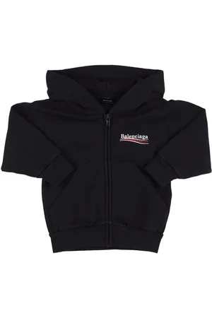 Balenciaga Sudadera De Algodón Con Capucha