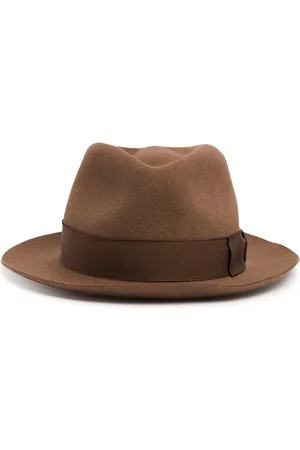 Borsalino Sombrero Fedora De Fieltro Cepillado