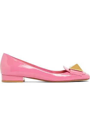 VALENTINO GARAVANI Zapatos Planos One Stud De Charol 20mm