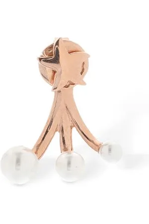Dodo Pendiente Individual De Oro Rosa 9kt