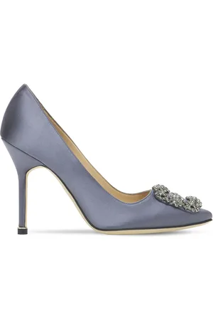 Manolo Blahnik Zapatos De Tacón De Satén 105mm