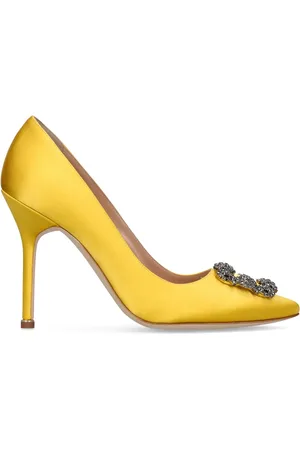 Manolo Blahnik Zapatos De Tacón De Satén 105mm