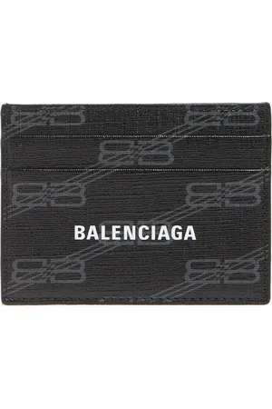 Balenciaga Tarjetero De Con Logo Estampado