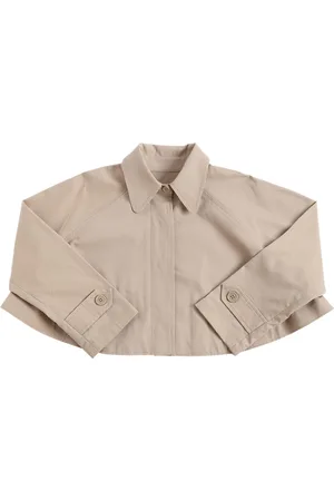 Maison Margiela Chaqueta De Gabardina De Algodón
