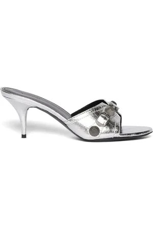 Balenciaga Sandalias Cagole De Piel 70mm