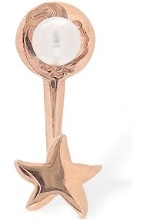 Dodo Pendiente Individual De Oro Rosa 9kt
