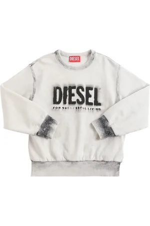 Diesel Sudadera De Jersey De Algodón Con Logo