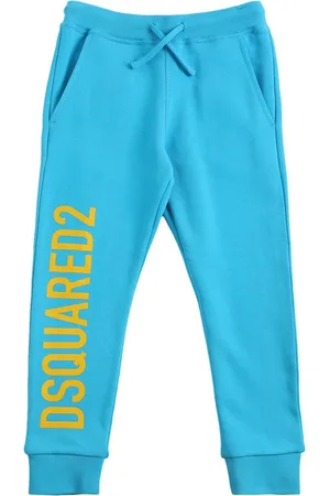 Dsquared2 Pantalones Deportivos De Algodón Estampados