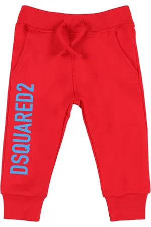 Dsquared2 Pantalones Deportivos De Algodón Estampados