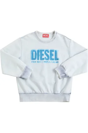 Diesel Sudadera De Jersey De Algodón Con Logo