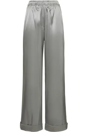 Dolce & Gabbana Pantalones De Pijama De Satén De Seda