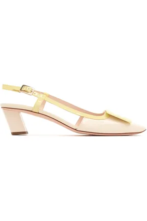 Roger Vivier Zapatos Destalonados Belle Vivier De Charol 45mm