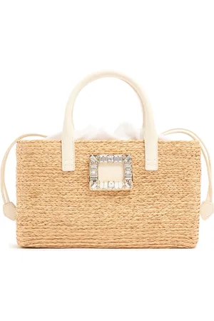 Roger Vivier Bolso Pequeño Rv Skate Rafia