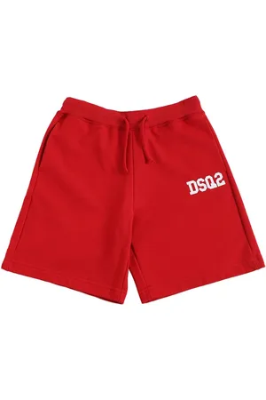 Dsquared2 Shorts Deportivos De Algodón Con Logo