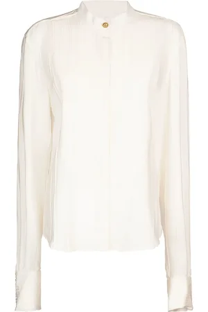 Balmain Camisa De Crepé De China