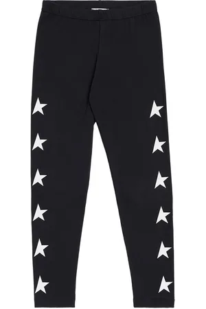 Golden Goose Leggings De Algodón Jersey Con Estampado