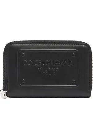 Dolce & Gabbana Cartera De Piel Con Logo Y Cremallera