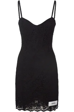 Dolce & Gabbana Vestido Corto De Encaje