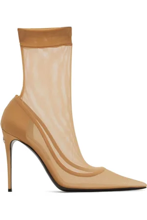 Dolce & Gabbana Botines De Tul Stretch 105mm