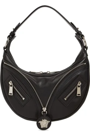 VERSACE Bolso De Mano De Piel Brillante