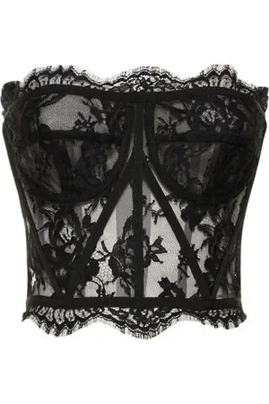 Dolce & Gabbana Top Corsé Con Encaje