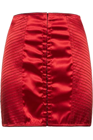 Dolce & Gabbana Minifalda De Satén Stretch
