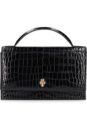 Alexander McQueen Bolso De Mano Medium Skull De Piel