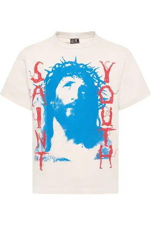 saint Michael Camiseta De Algodón Estampado