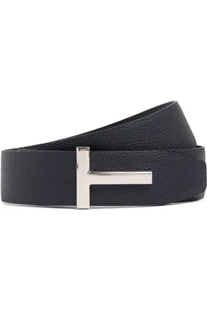 Tom Ford Cinturón De Piel Reversible 4cm