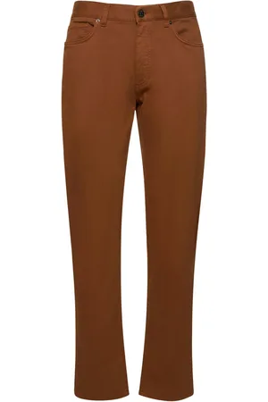 Ermenegildo Zegna Pantalones De Garbardina Stretch
