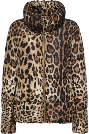 Dolce & Gabbana Chaqueta Acolchada De Satén Estampado ¡