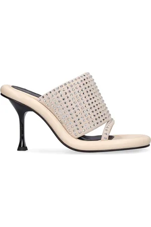 J.W.Anderson Mules Bumper De Piel Y Cristales 90mm