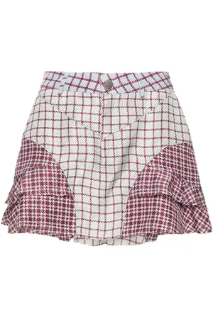 Miaou Minifalda De Seda Estampada