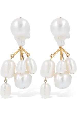 Jil Sander Pendientes De Perlas