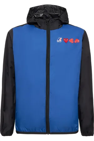 Comme des Garçons Chaqueta De Nylon Con Logo Y Capucha