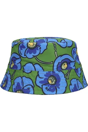 Kenzo Gorro Pescador De Nylon Estampado Reversible