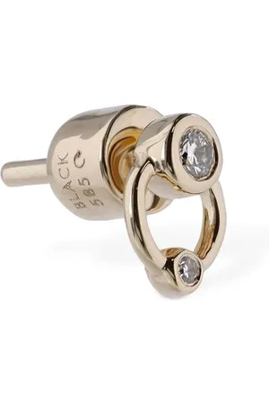 Maria Black Pendiente Individual De 14kt Y Diamantes