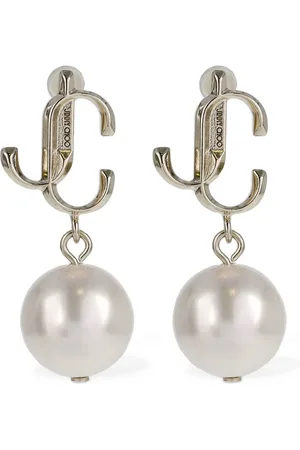 Jimmy Choo Pendientes Jc Con Perlas Sintéticas