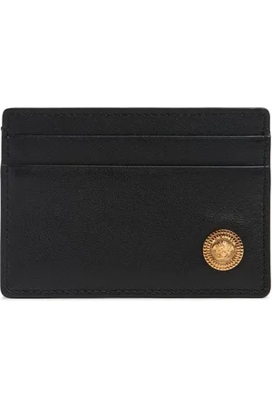 VERSACE Tarjetero De Piel