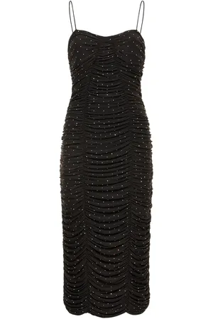 ROTATE Vestido Midi De Malla