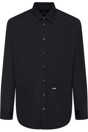 Dsquared2 Camisa De Popelina De Algodón