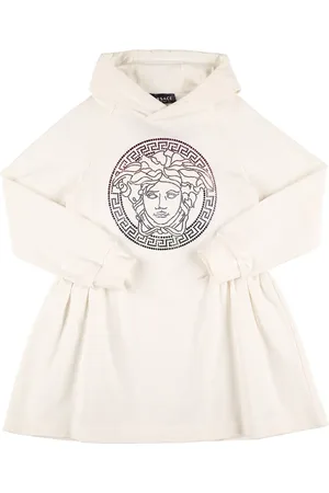 VERSACE Vestido De Algodón Con Decoraciones