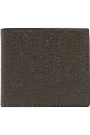 Thom Browne Cartera De Piel Granulada