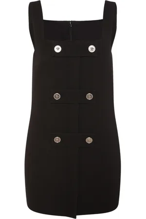VERSACE Vestido Corto De Sarga De Viscosa