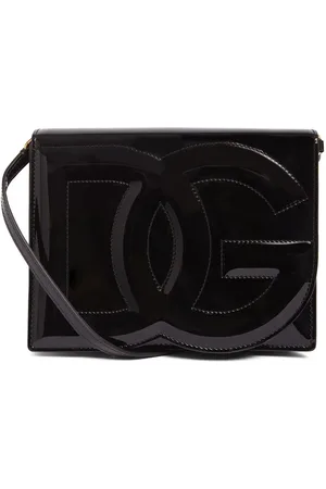 Dolce & Gabbana Bolso Pequeño Flap Logo De Charol