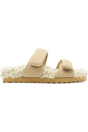 Gia Borghini Zapatos Planos De Ante Y Shearling
