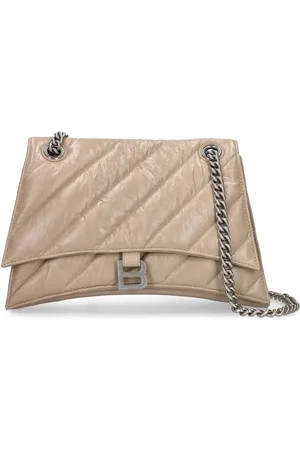 Balenciaga Bolso Mediano Crush De Piel Pespunteada