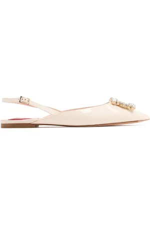 Roger Vivier Zapatos Destalonados De Charol 5mm