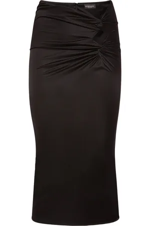 VERSACE Falda Cutout Dua Lipa De Jersey